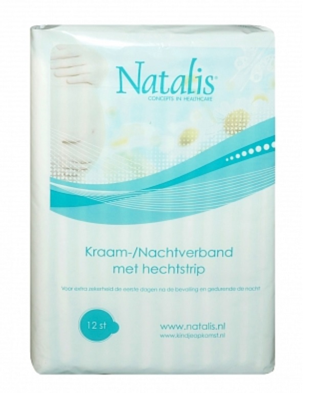 Natalis Kraam-/nacht verband 12 stuks