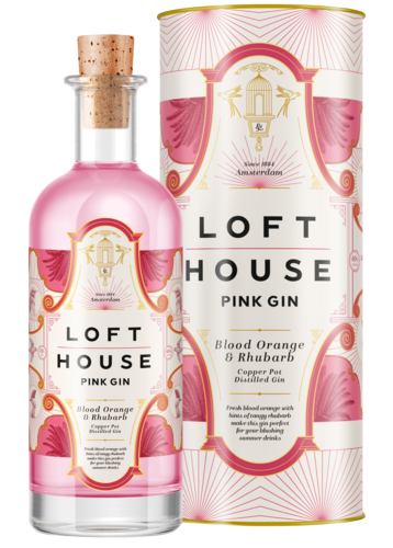 Lofthouse Loft House Pink Gin Rhubarb & Bloodorange 70 cl