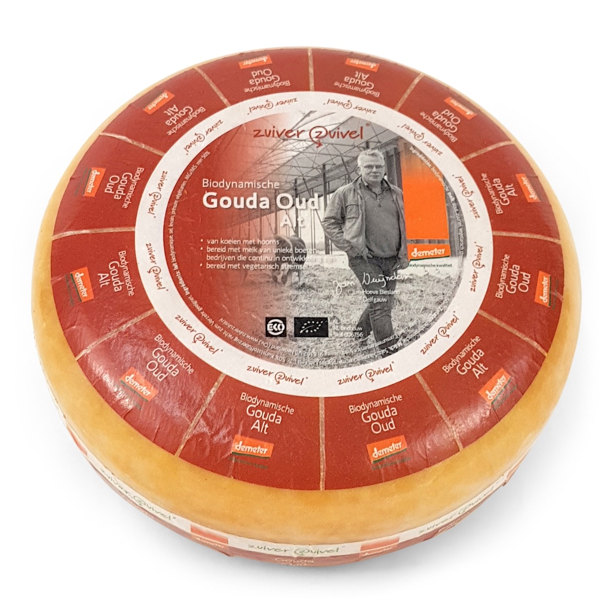 10kg Oude Goudse Biologisch vegetarisch dynamische kaas - Demeter 50+