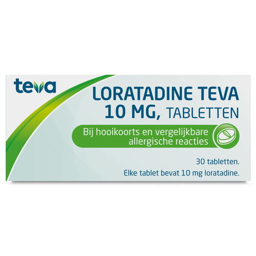 Teva Loratadine 10mg 30 tabletten