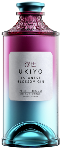 Ukiyo Japanse Blossom Gin 70CL