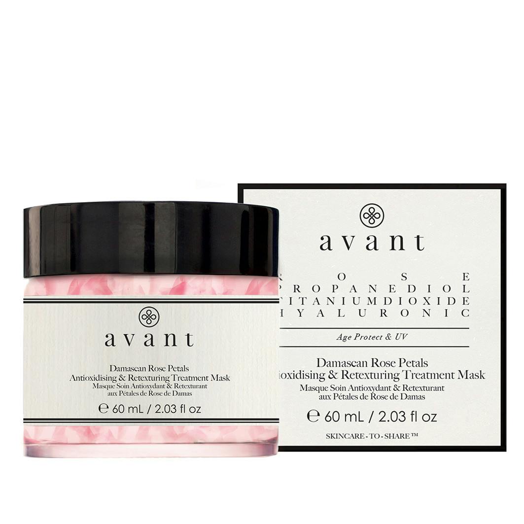 Avant Damascan Rose Petals Antioxidising & Retexturing Treatment Mask 60 ml