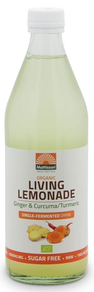 Mattisson HealthStyle Organic Living Lemonade Ginger & Curcuma