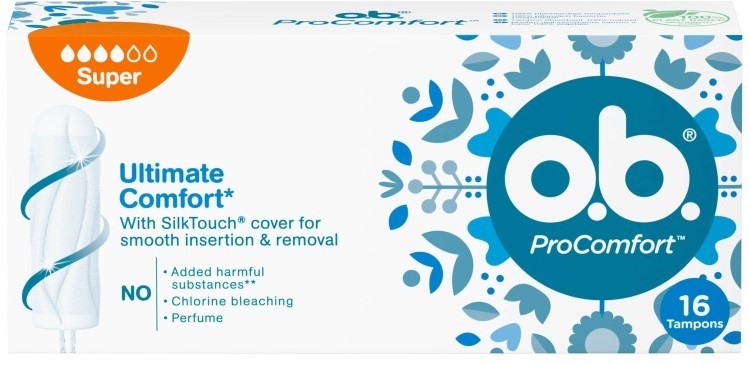 O.B. Tampons procomfort super 16st