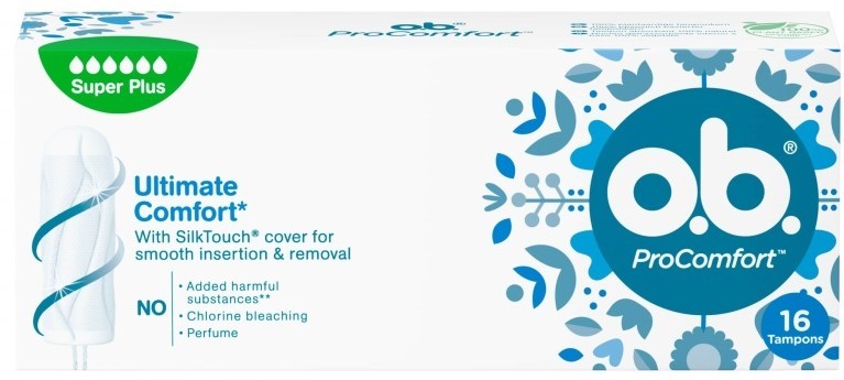 O.B. Tampons procomfort super plus 16st