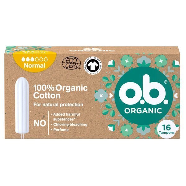 O.B. Tampons organic normal 16st
