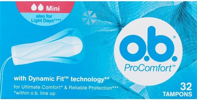 O.B. Tampons procomfort mini 32st
