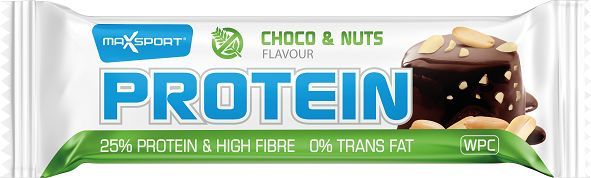 Max Sport Protein bar choco & nuts 60 g