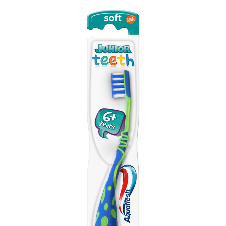 Aquafresh Junior tanden tandenborstel voor kinderen 1 Stuk