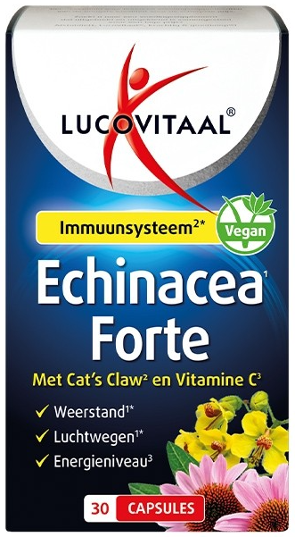 Lucovitaal Echinacea forte+ cat's claw 30 Capsules