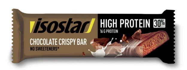Isostar High protein 30 sportreep chocolate crispy 55gr