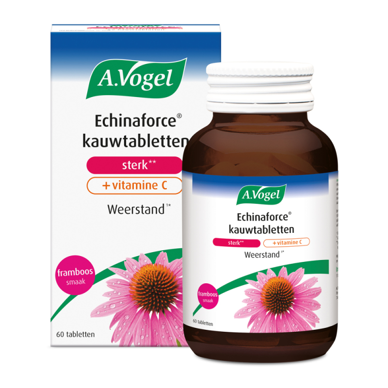 A.Vogel Echinaforce sterk + vitamine c kauwtablet 60 Stuks