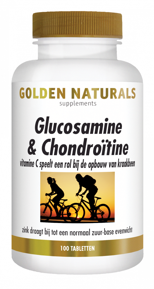 Golden Naturals Glucosamine & Chondroïtine℃ Tabletten