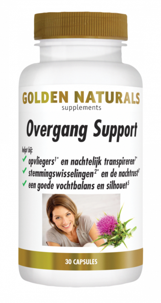 Golden Naturals Overgang Support Capsules