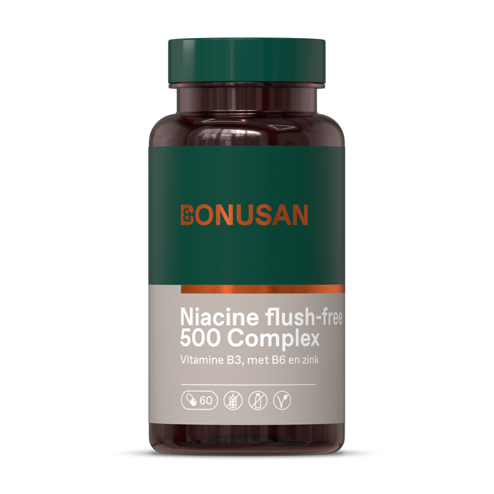 Bonusan Niacine flush-free 500 Complex Capsules