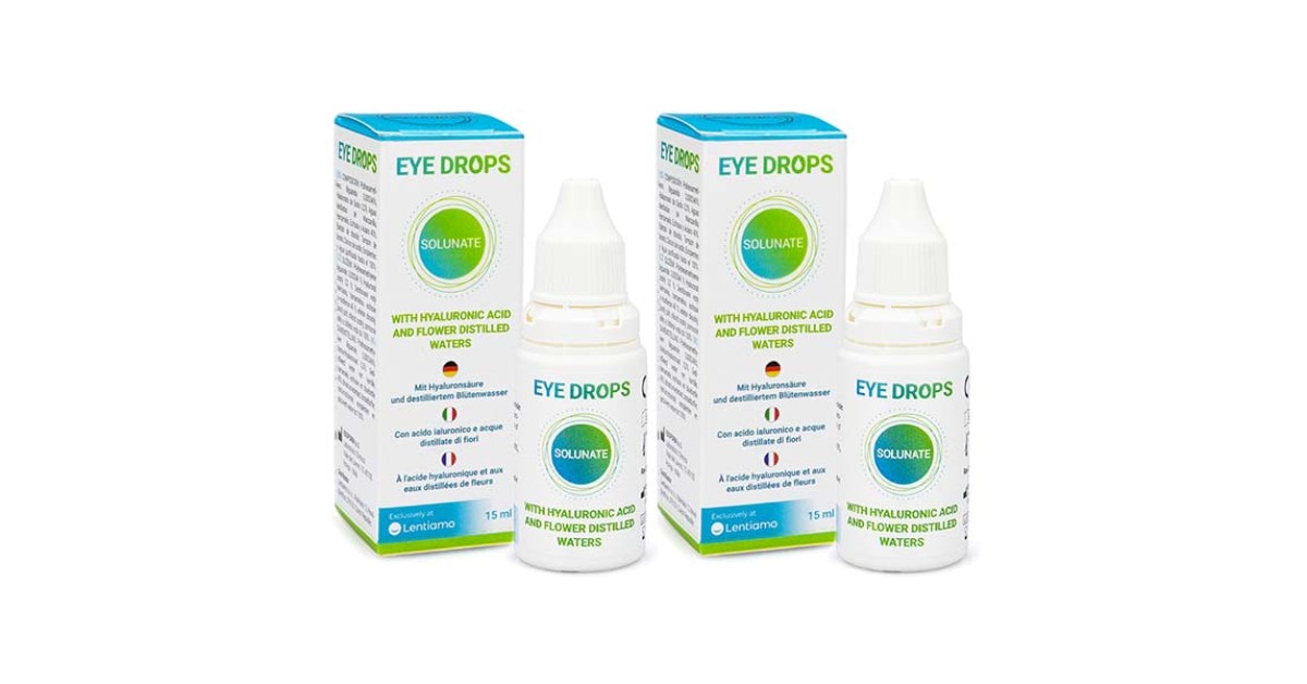 Solunate Eye Drops 2 x 15 ml