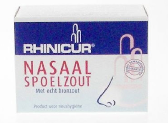 Rhinicur Neus spoelzout 2.5 gram 20 stuks