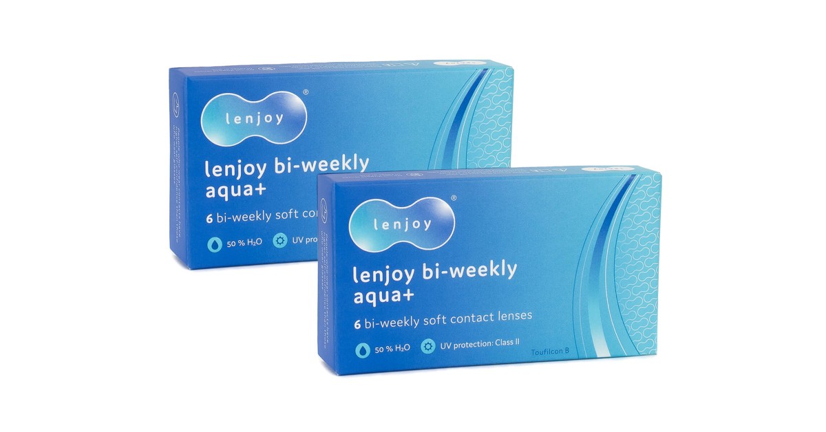 Lenjoy  Bi-weekly Aqua+ (12 lenzen)