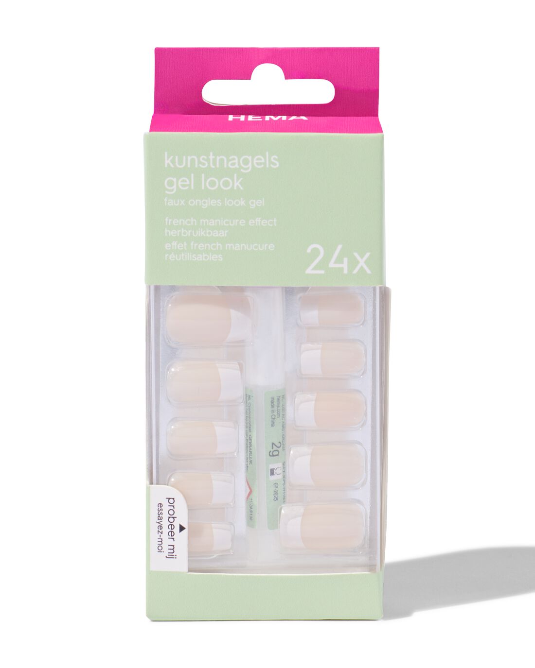 HEMA Kunstnagels French manicure