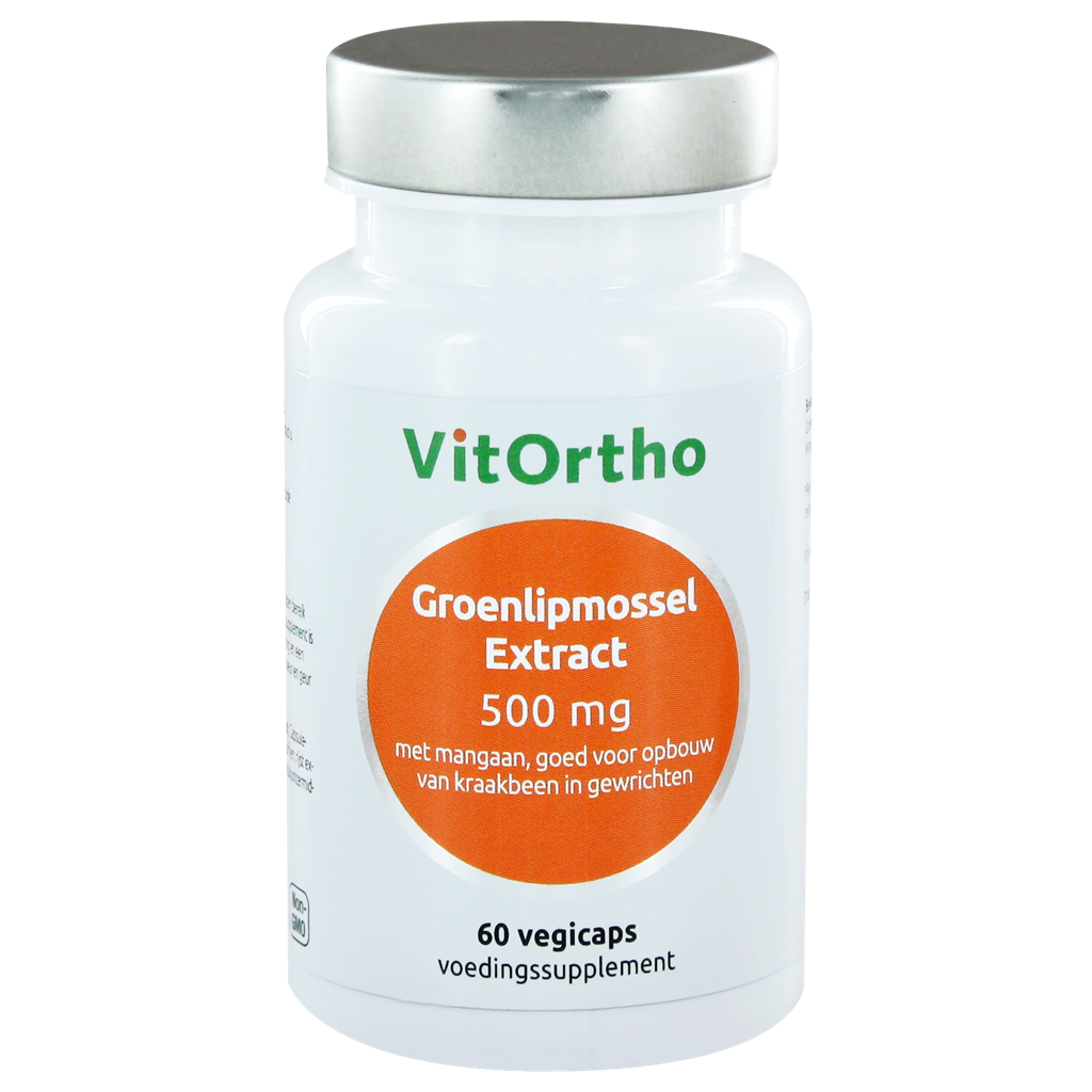 VitOrtho Groenlipmossel Extract 500mg Capsules 60st