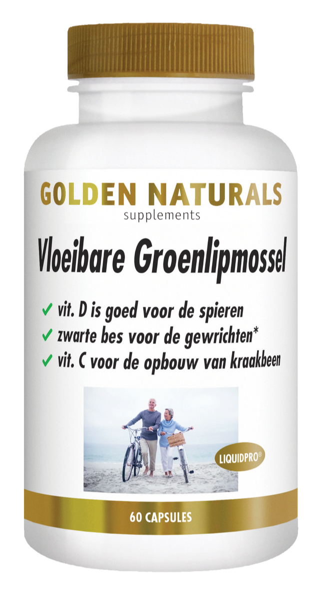Golden Naturals Vloeibare Groenlipmossel Capsules