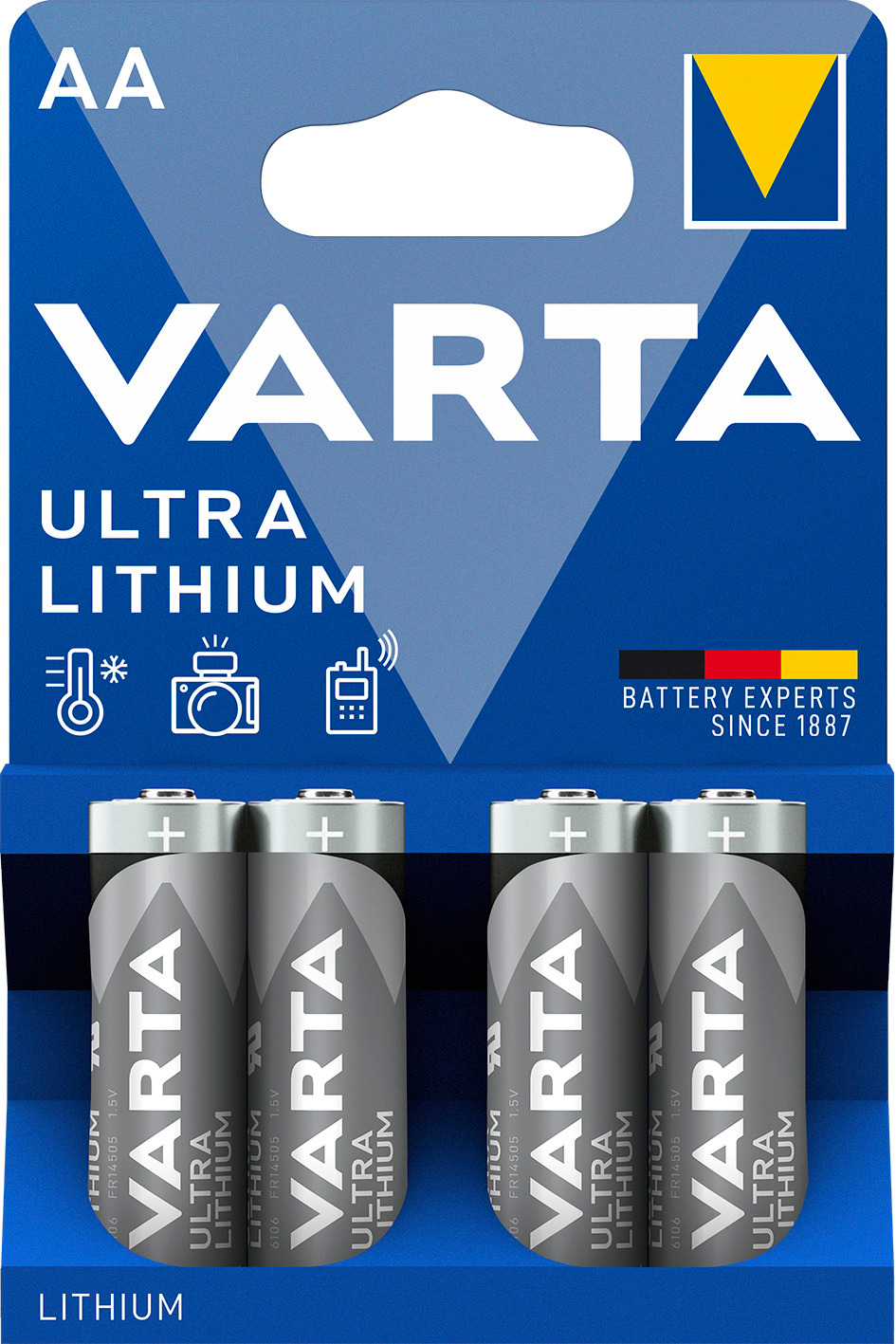 Varta AA lithium 4x