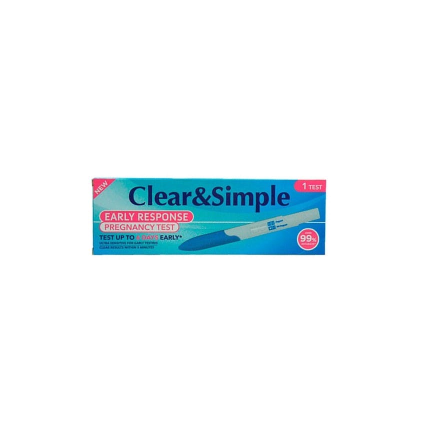 Simple Clear & Early Response Midstream Pregnancy Test 1 st