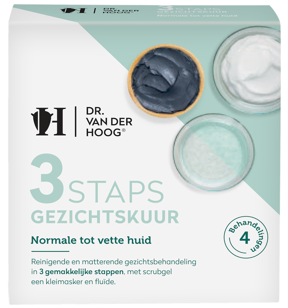Dr Van der Hoog 3 Staps Gezichtskuur Normale tot Vette Huid