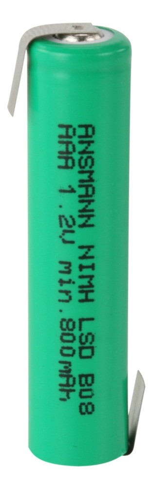 Ansmann AAA 800mAh LSD met soldeerlippen
