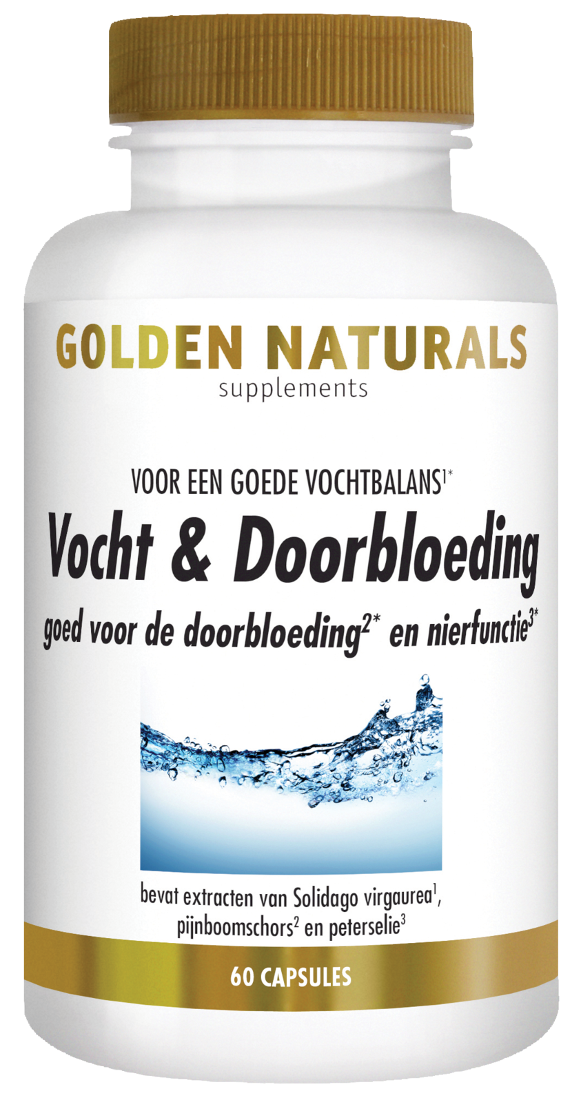 Golden Naturals Vocht & Doorbloeding Capsules
