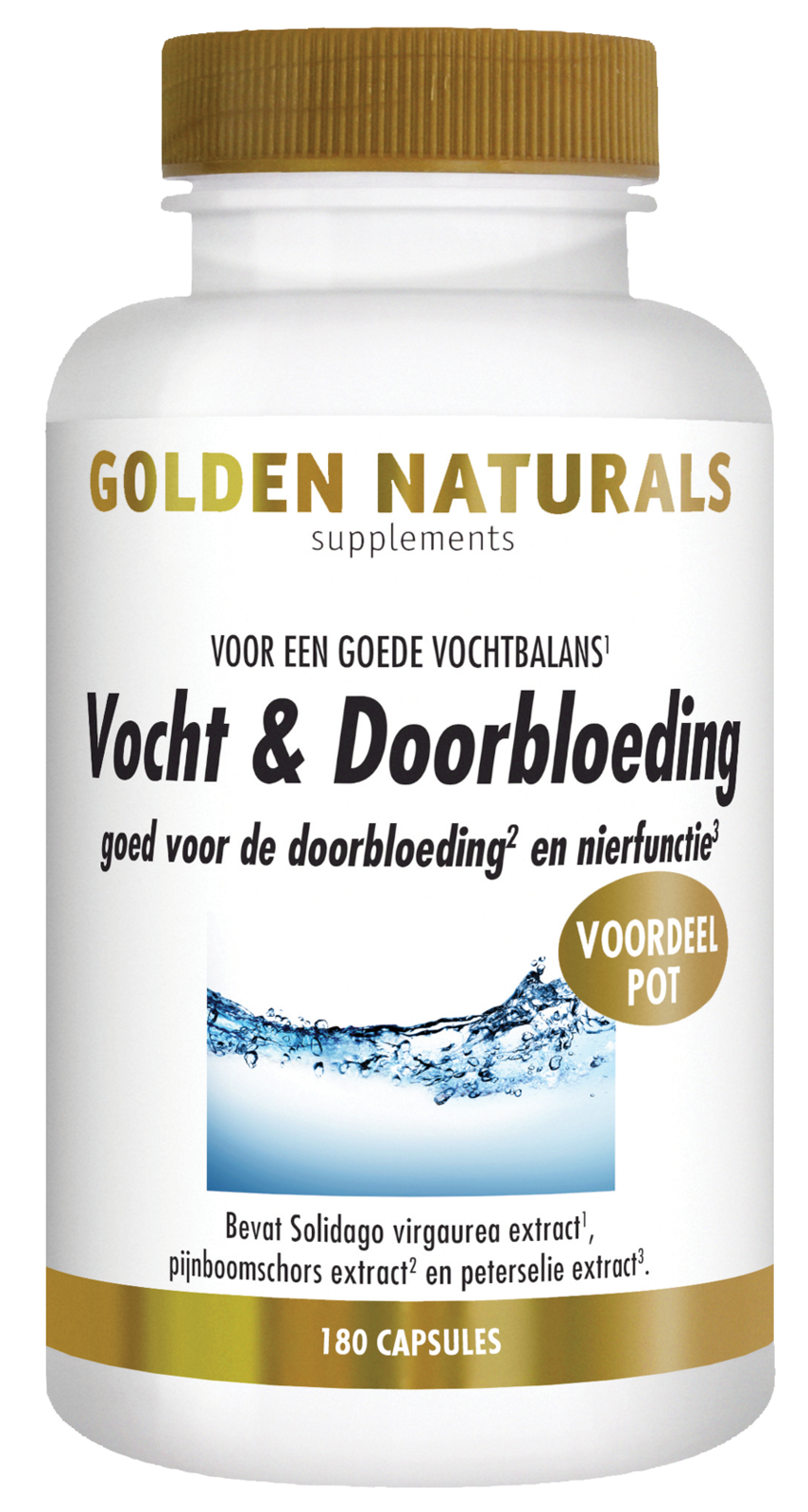 Golden Naturals Vocht & Doorbloeding Capsules