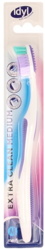 Idyl Tandenborstel extra clean medium 1st