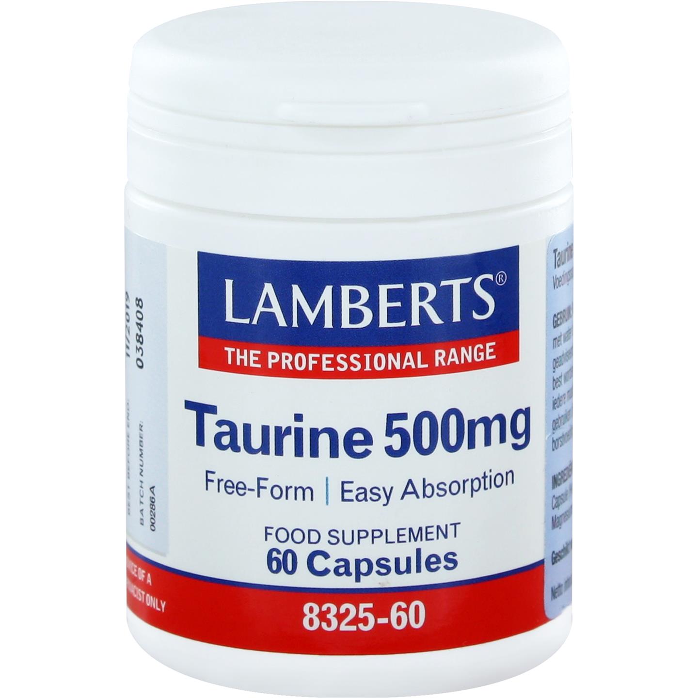 Lamberts Taurine 500 mg