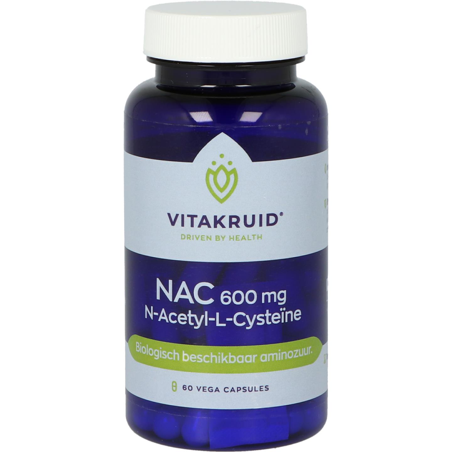 VitaKruid NAC 600 mg N-Acetyl-L-Cysteïne