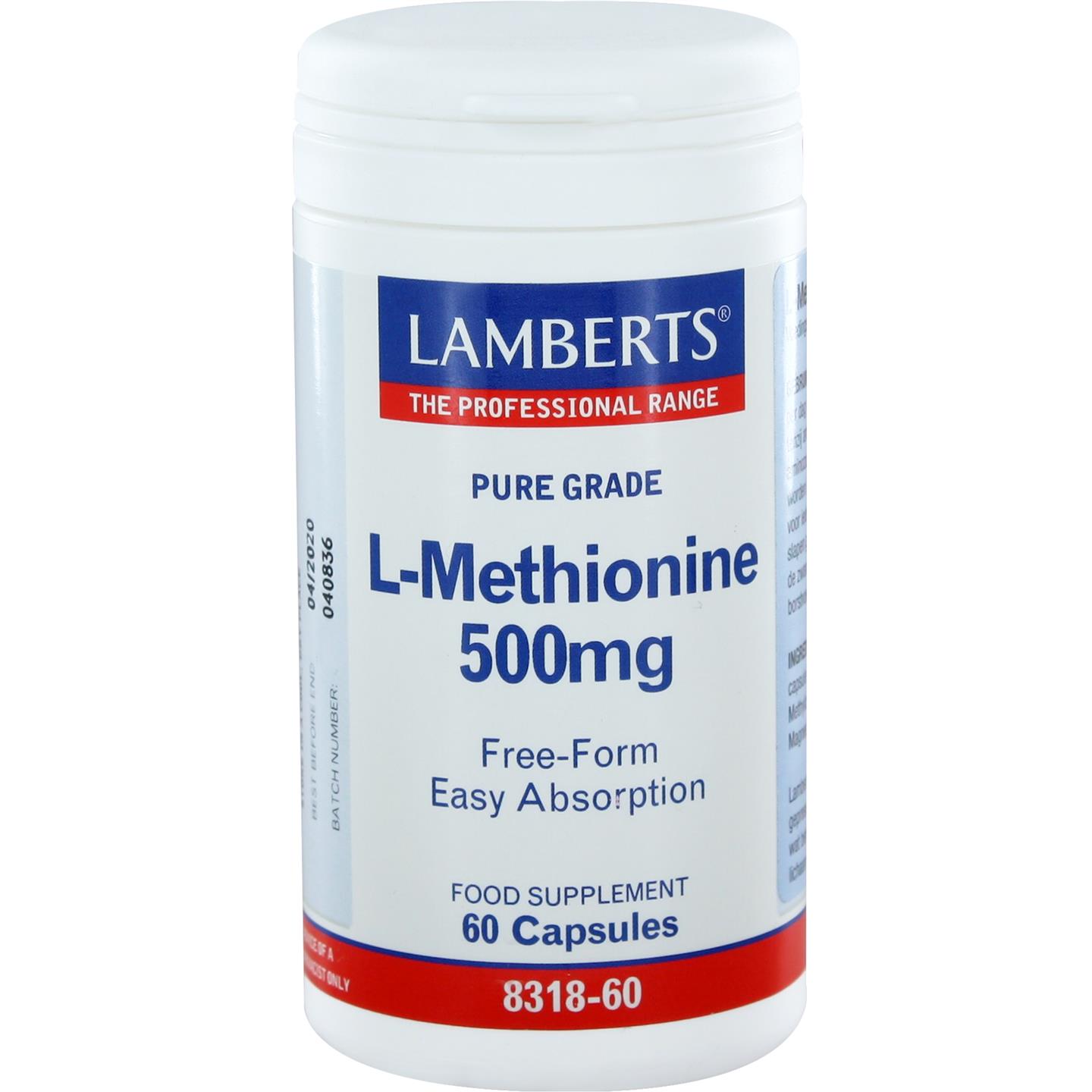 Lamberts L-Methionine 500 mg