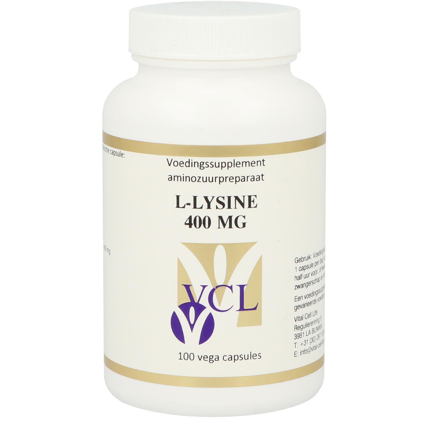VCL/ Vital Cell Life L-Lysine 400 mg