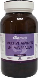 Sanopharm Multivitaminen/mineralen euro 90tab
