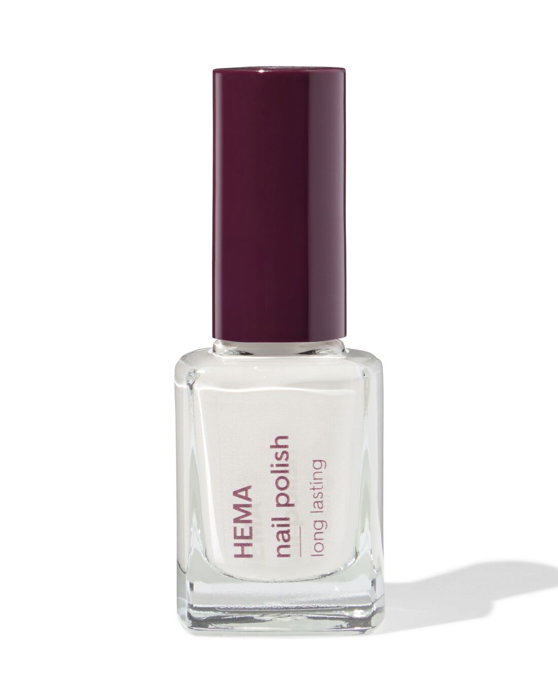 HEMA Long lasting nagellak 402 milkmaid (wit)