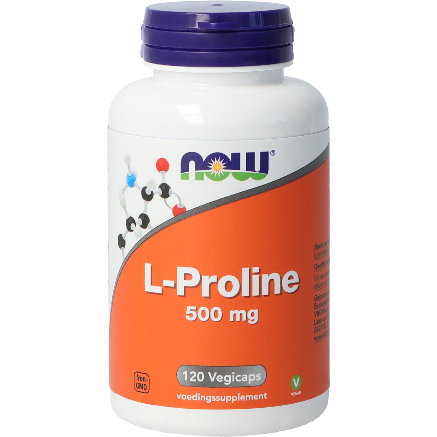 NOW L-Proline 500 mg
