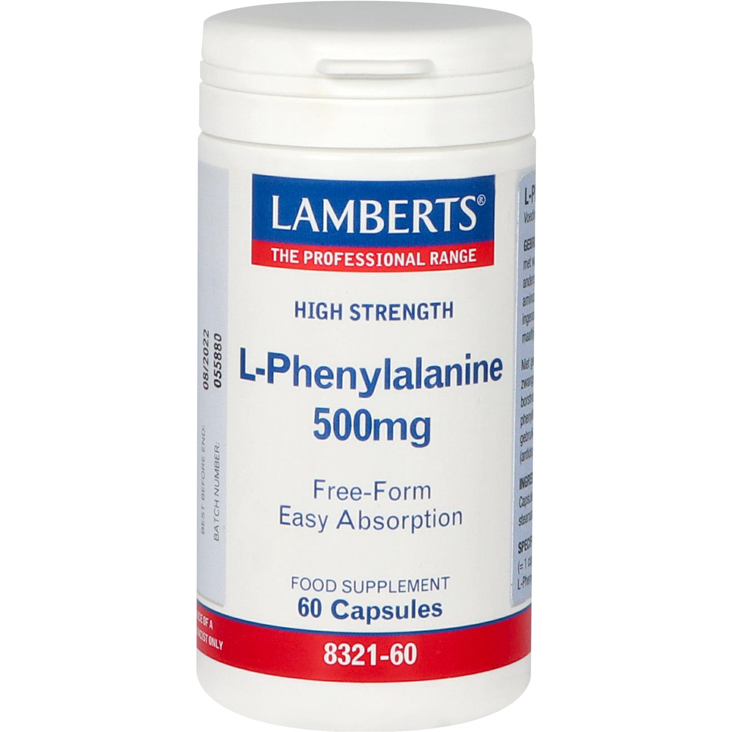 Lamberts L-Phenylalanine 500 mg
