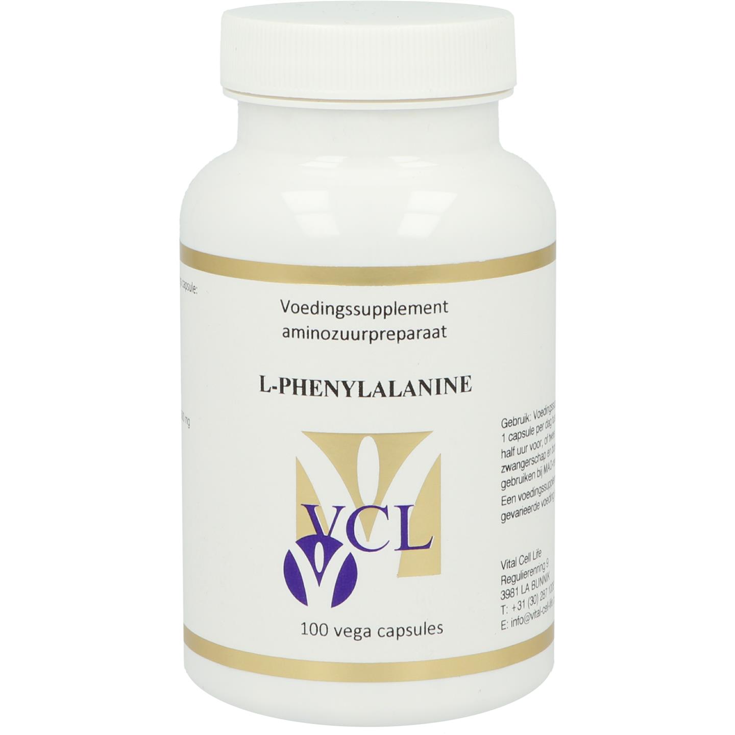 VCL/ Vital Cell Life L-Phenylalanine 500 mg