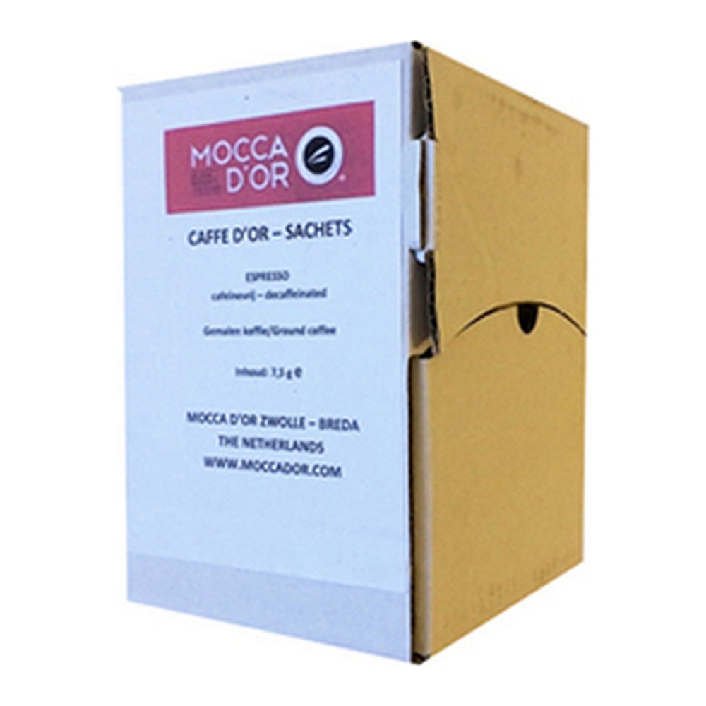 Mocca d'Or Caffe dOr | Decafe Sachets Espresso Koffie | 50 stuks