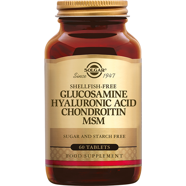 Solgar Glucosamine Hyaluronzuur Chondroitine MSM Tabletten