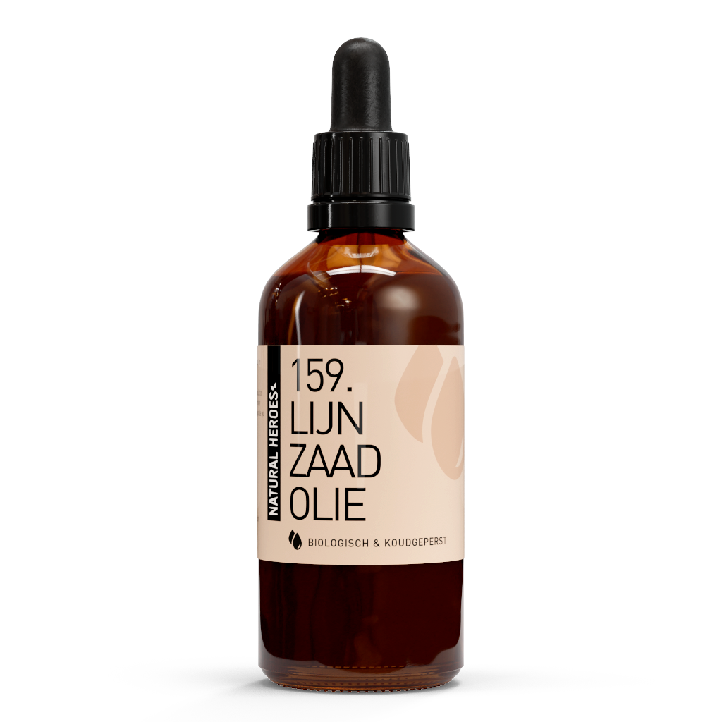 Natural Heroes Lijnzaadolie (Biologisch & Koudgeperst) 100 ml
