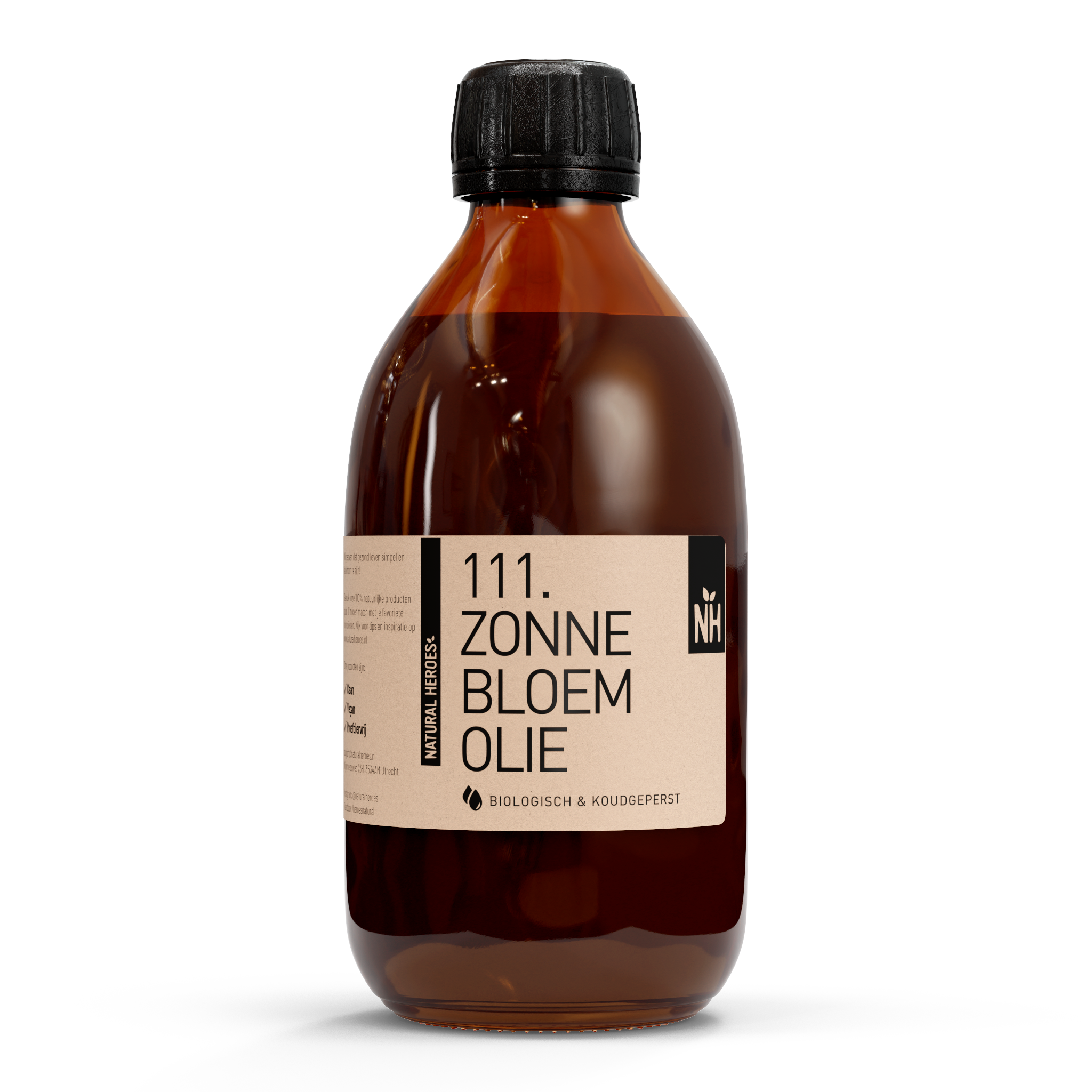 Natural Heroes Zonnebloemolie (Biologisch & Koudgeperst) 300 ml