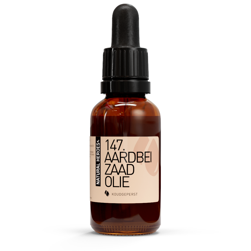 Natural Heroes Aardbeizaad Olie (Koudgeperst & Ongeraffineerd) 30 ml