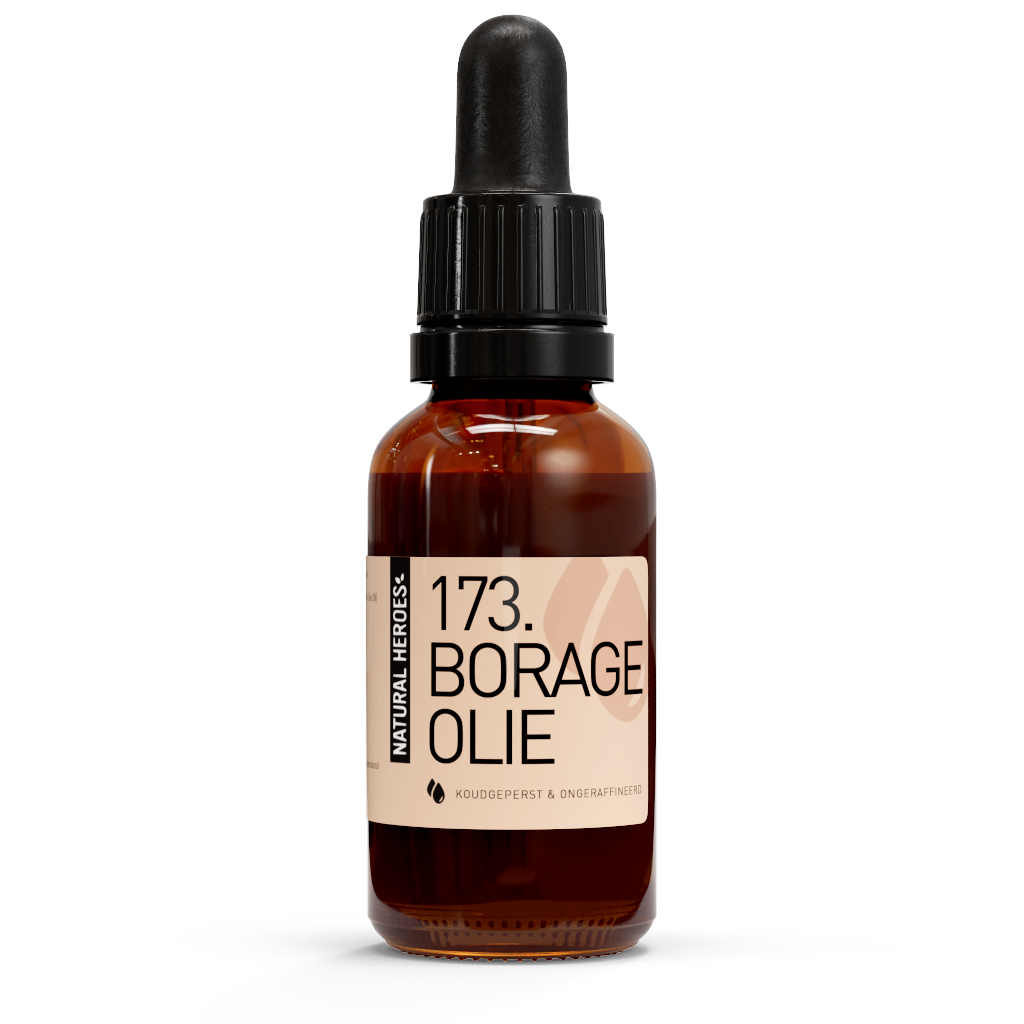Natural Heroes Borage Olie (Koudgeperst & Ongeraffineerd, 20% GLA) 30 ml