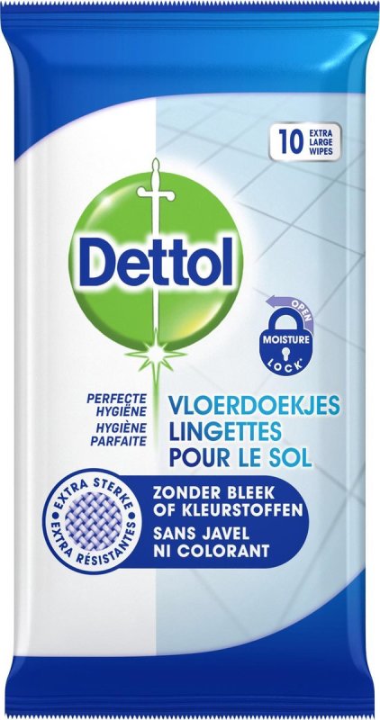 Dettol Vloerdoekjes cleanser 1st