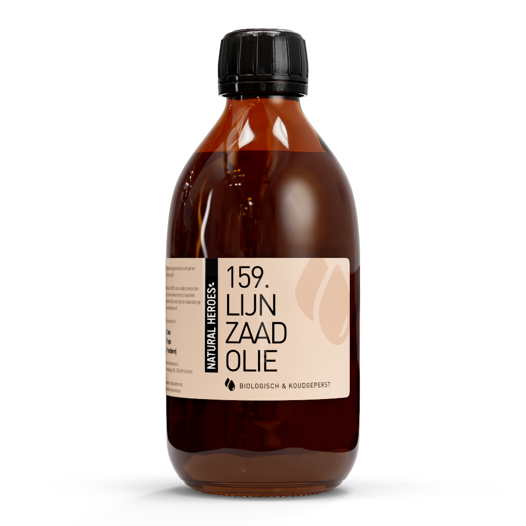 Natural Heroes Lijnzaadolie (Biologisch & Koudgeperst) 300 ml