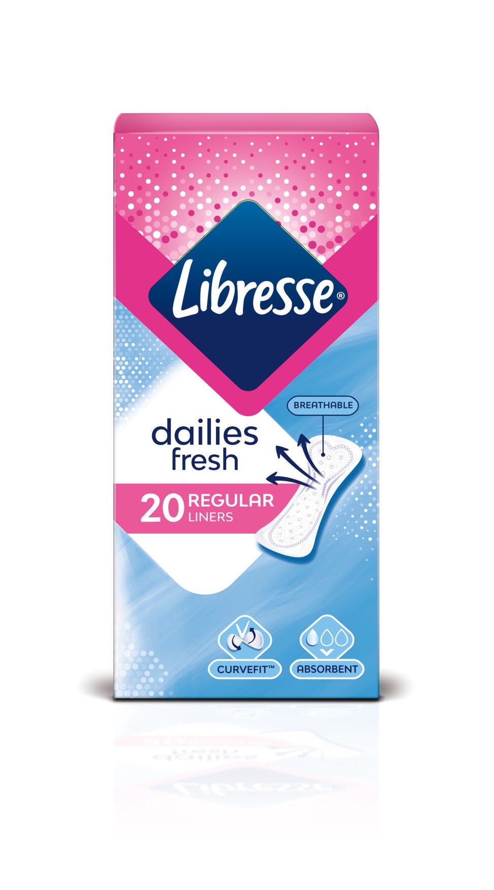 Libresse Normale Curve Passen Inlegkruisjes 20 st